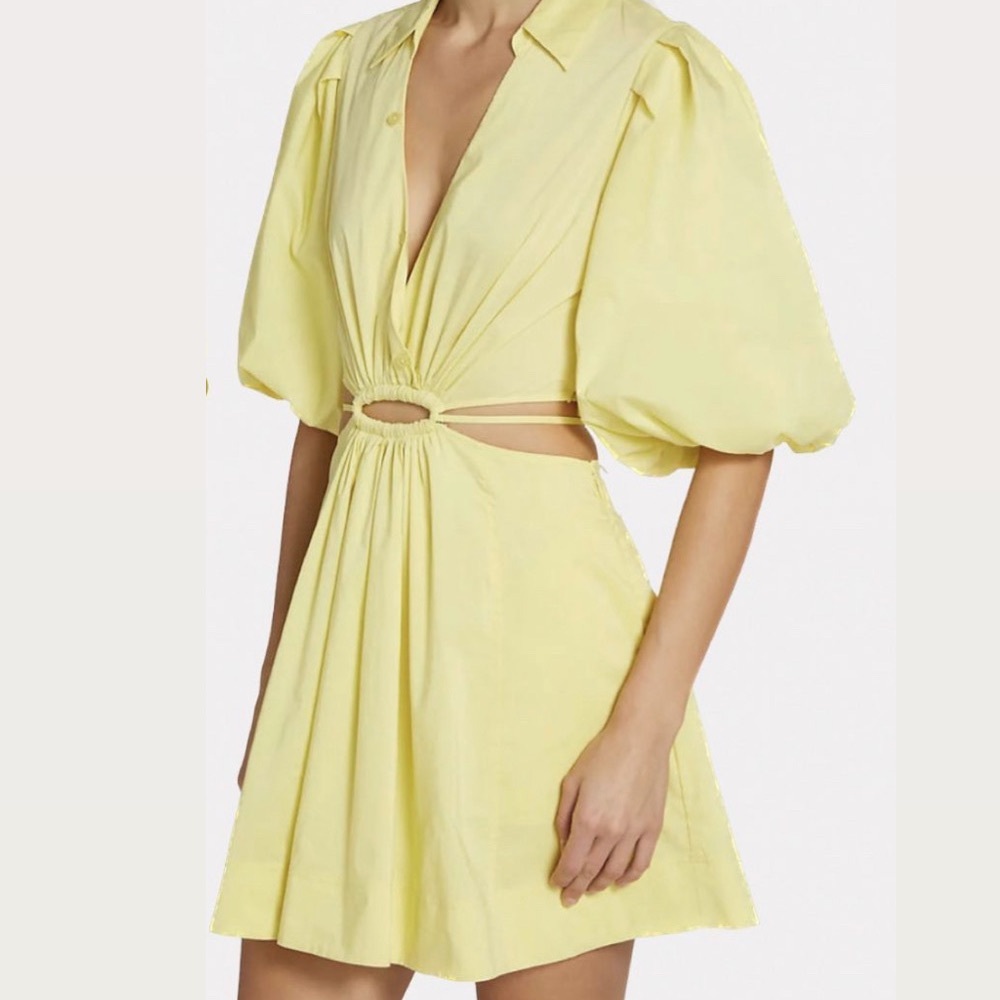 Jonathan Simkhai Yellow dress